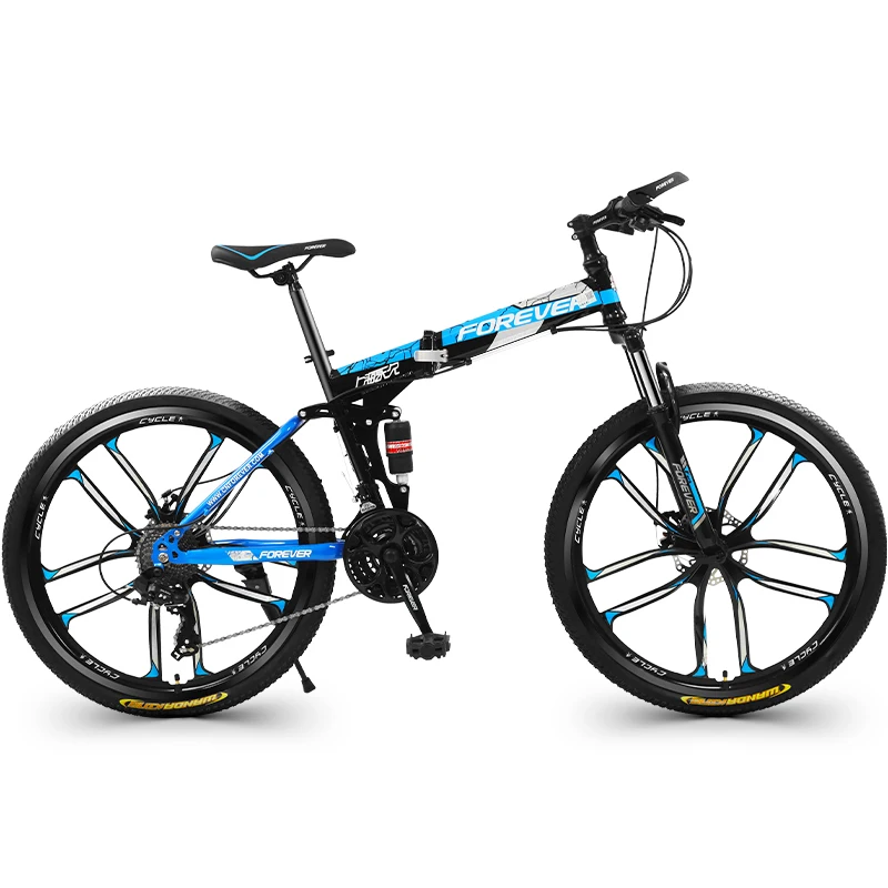 

FOREVER China's popular high quality folding bicycles 26 inch 24 speed mountain bike for adult