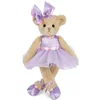 Valentine Teddy Bear Plush Stuffed Animal Ballerina Teddy Bear 15" Plush Teddy Bear For Little Girl Dancer