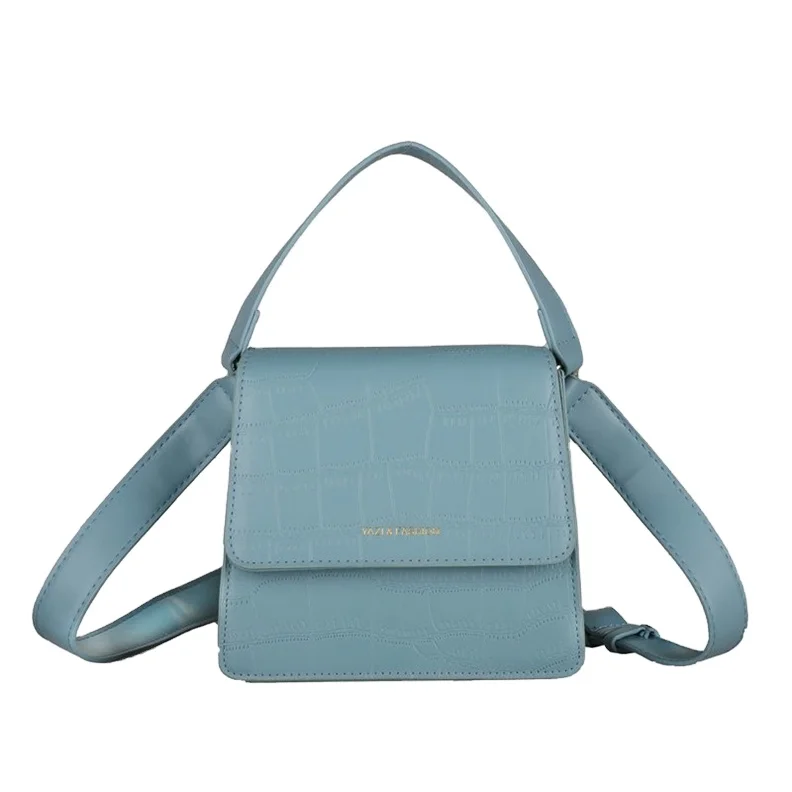 

XP1582 Popular small bags stone grain messenger bag retro shoulder small square bag