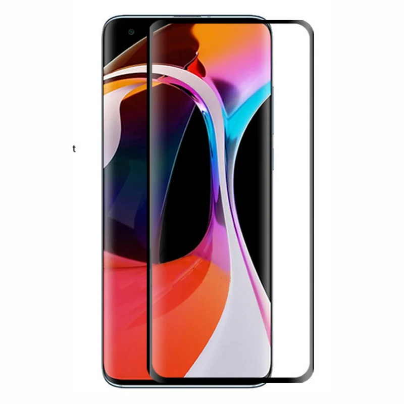 

3D Curved Tempered Glass Protective Glass Film For Xiaomi Mi 10 Pro Screen Protector, Transparency 99% color