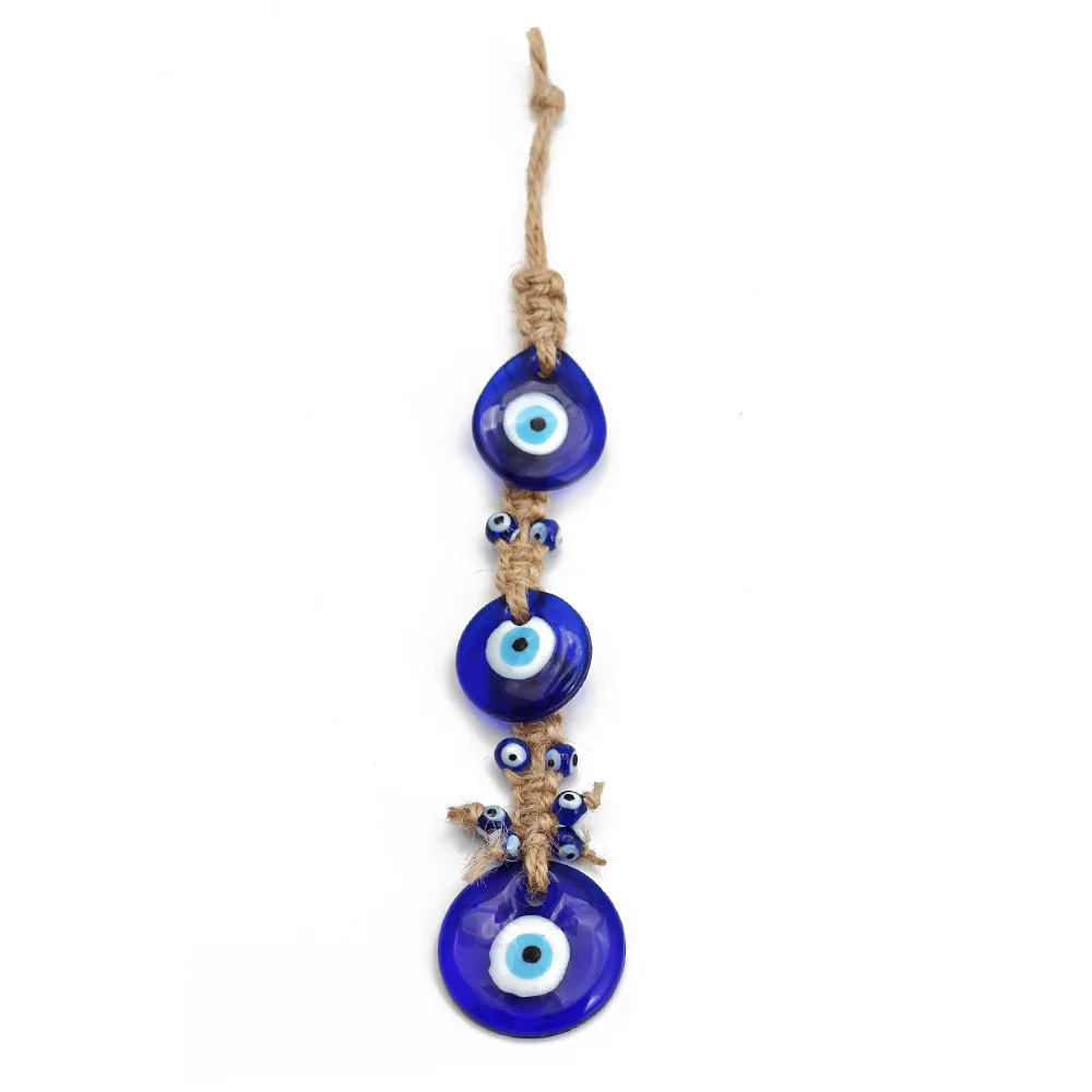 

Hot Sale Small Turkish Blue Evil Eye Car/Home/Bag/Phone/Door/Keychain Hanging Ornament Nazar Amulet Protection From Evil