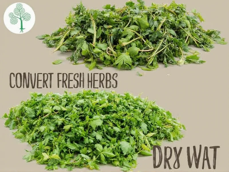 Fresh to Dried Herbs: Conversion Guide & Ratios