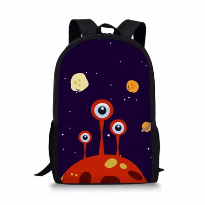 

Cute Little Monster Kid School Bags Backpack Kindergarten Schoolbag 3D Cartoon Unisex Customized Logo Packing, Multi color or customized