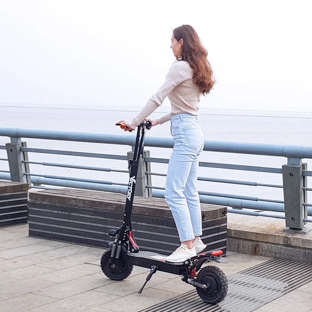 

EU/USA Warehouse Free Shipping 2400W 60V 11inch Big Tire Off Road Dual Motor Escooter 2 Wheel Fast Speed Electric Scooter