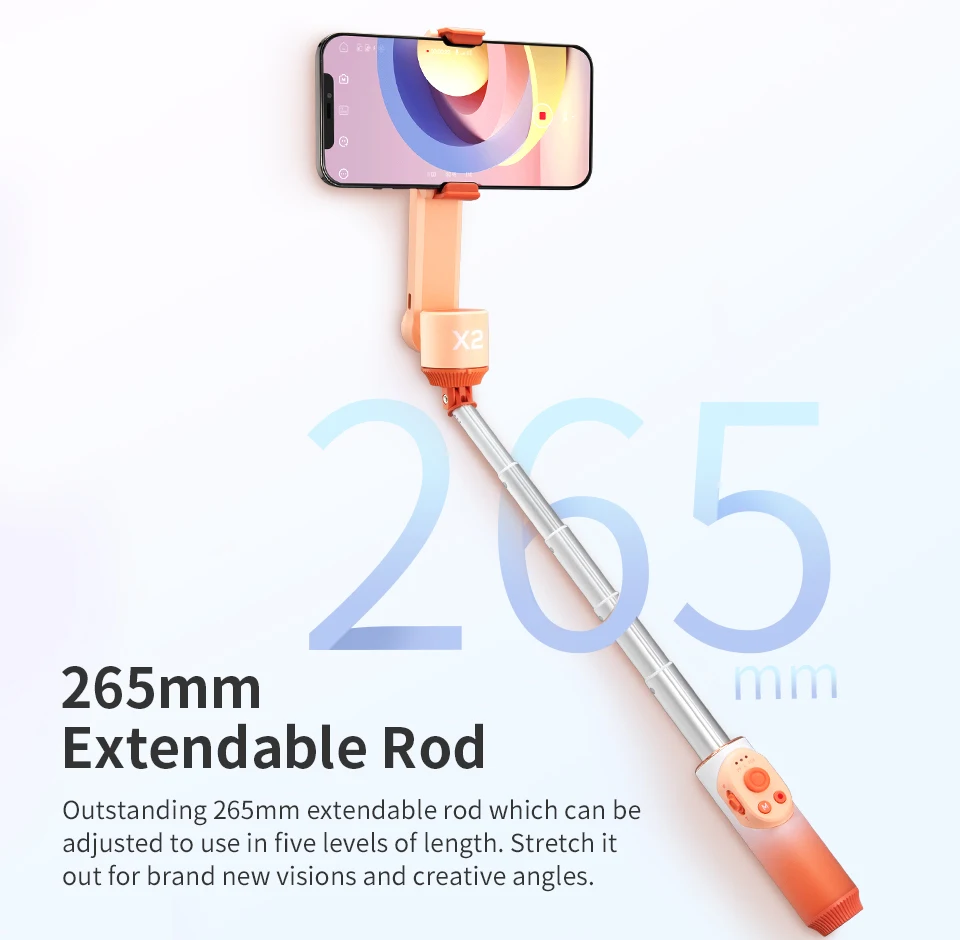 

New ZHIYUN SMOOTH X2 Phone Gimbal Handheld Stabilizer 2Axis Smartphone Gimbals for iPhone 13 PRO Black Selfie Stick video photos