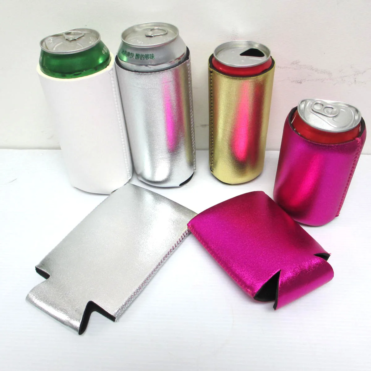 QualityPerfection Can Cooler Sleeves Slim Neoprene 12oz Can Holder