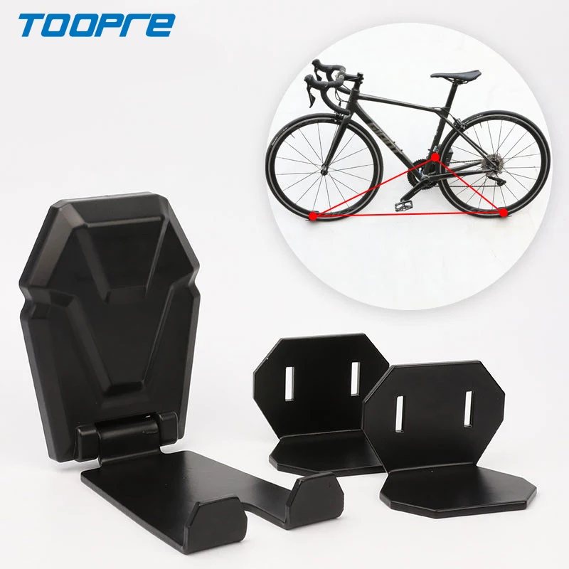 

New Foldable Wall Mounted Mountain Bicycle Hanging Hook Bike Accessories Storage Display Rack, Black