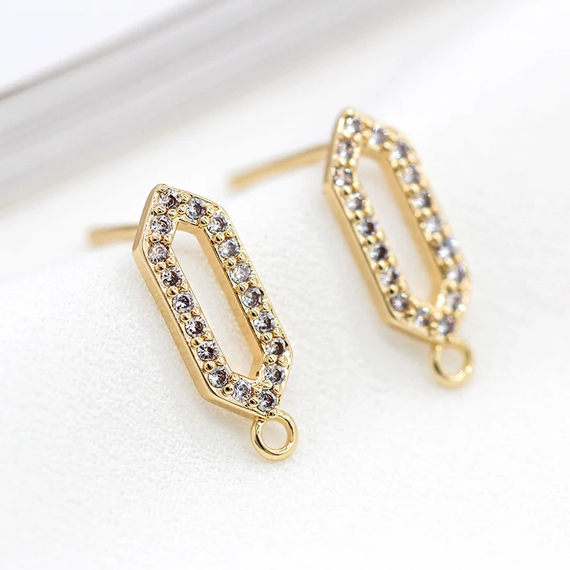 

XuQian Wholesale 14K Gold Plated Earring Findings and Components For Diy