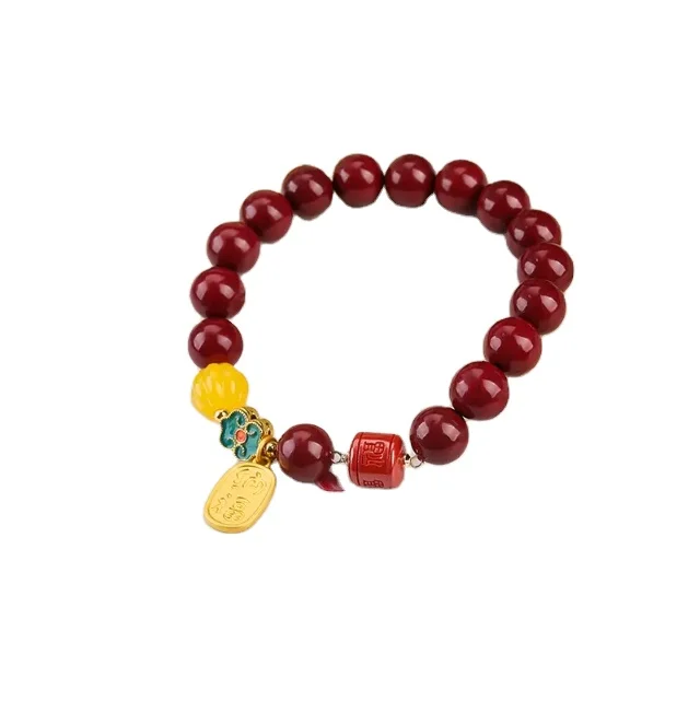 

Natural Cinnabar Bracelet