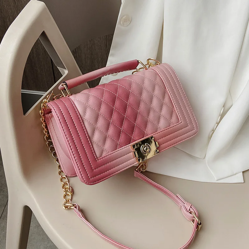 

High Quality Fashion Ladies Rainbow Shoulder Luxury Jelly Bag Purse Handbags For Women, 4 colors