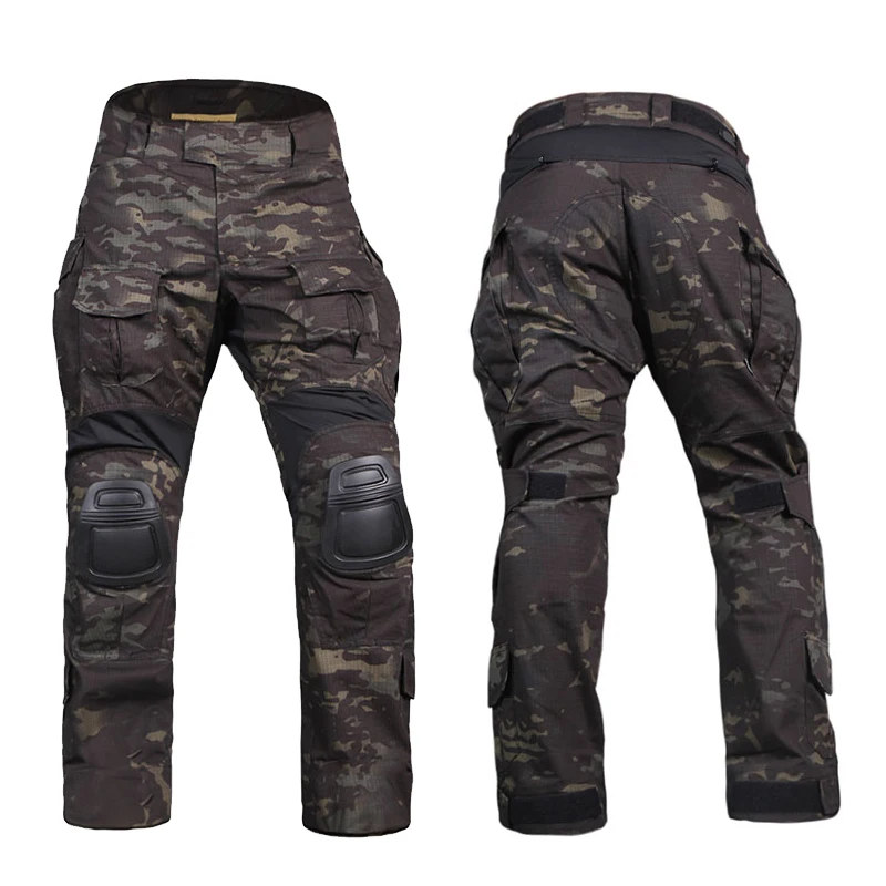 

Emersongear New Camo Tactical Militry Uniform g3 Upgrade Tactical Combat Pants Molle Tactical Pant Shirt With Knee Pads