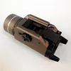 Tactical Weapon Light with Red Laser Small and Mighty Lumen with UNIV-1/UNIV-2/1913-1/1913-2/1913-3/1913-4 rail BK