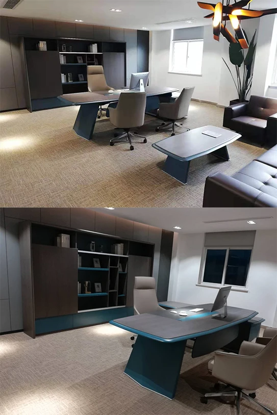 Modern Luxury Design Boss Office Furniture Factory Large Office Table
