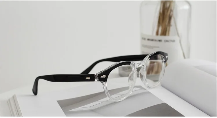 2020 Johnny Depp Style Glasses Men Retro Vintage Prescription Glasses Women Optical Spectacle Frame Clear lens