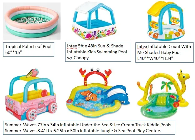 candy zone inflatable pool