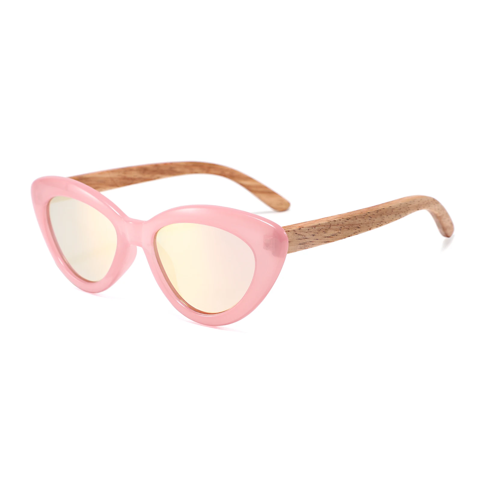 2022 new sunglasses arrivals custom logo girls pink sun glasses polarized wooden sunglasses wood sun shades bamboo sun glasses, More colors can be custom
