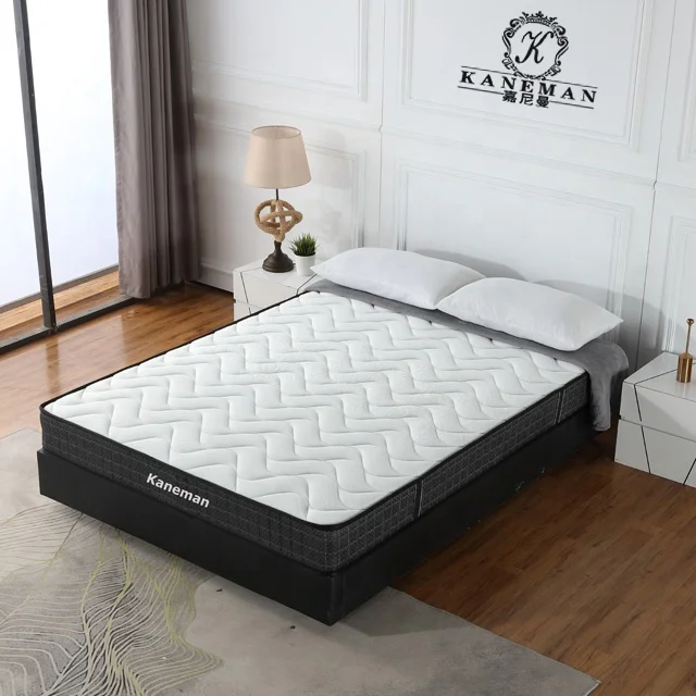 

8 inch Cheap price Colchones vacuum roll up queen size Bonnell spring mattress carton box, Can be customize
