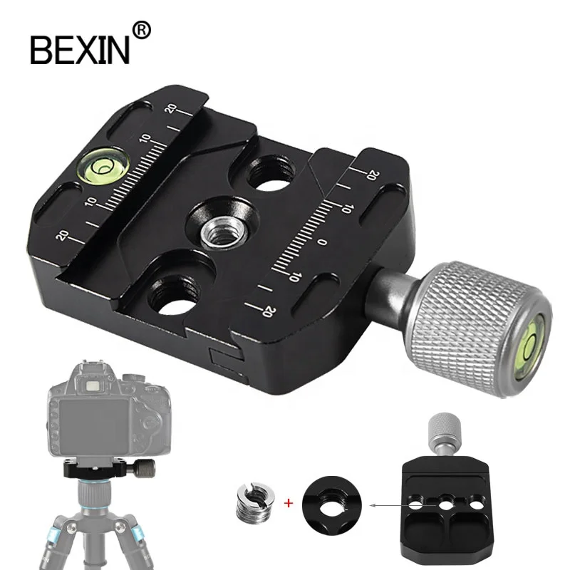 

BEXIN Summer New Portable Camera Clip Holder Travel Outdoor Lightweight Photography Accessories Dedicated Head Holder Tripod, Black