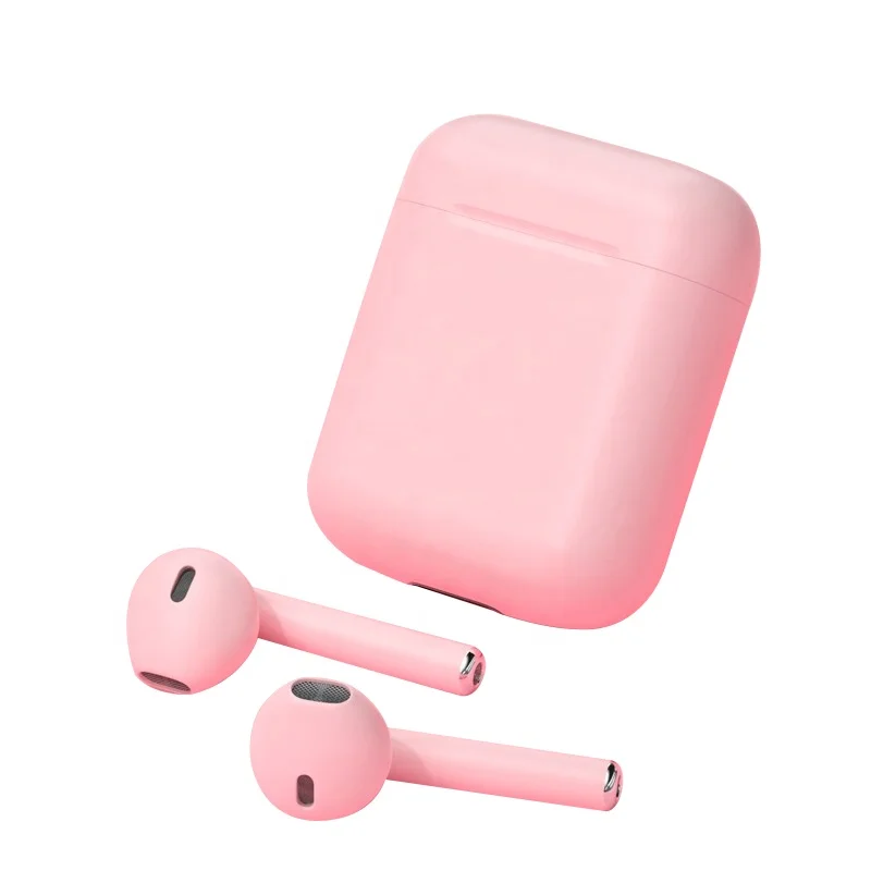 Hot i12 mi tws with mic true noise cancelling earphones for airpods i12 headphone wireless headphones earbuds bluetooth earphone