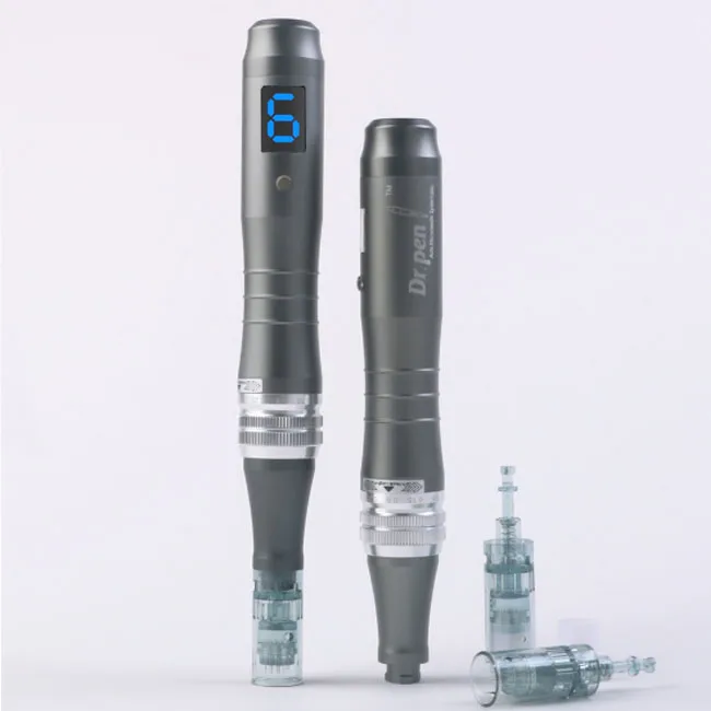 

Dr pen M8-W 6 speed dermapen microneedling skin care anti-aging scar removal derma pen needle cartridges