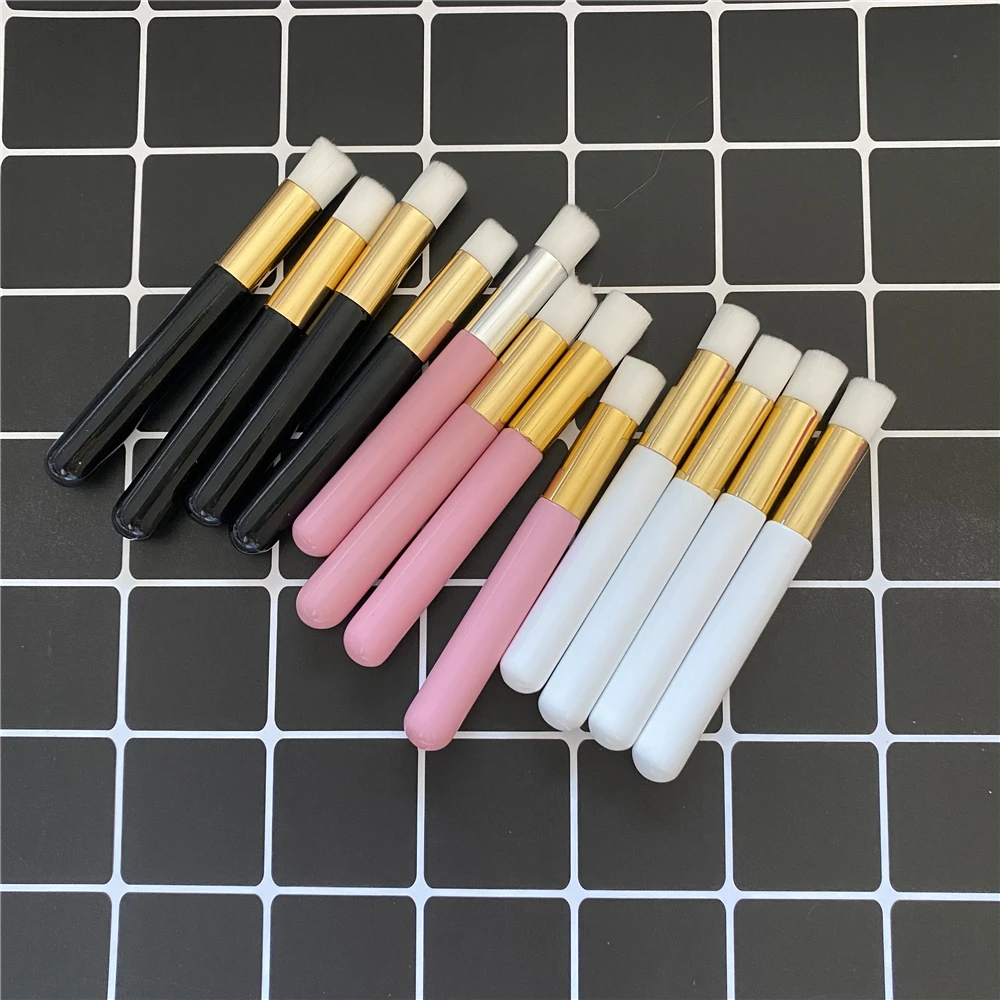 

UK Sales NO.1 Wholesale Cheap Eyelash Shampoo Brush Nose Cleaning Brush Pink White Black Color with Shampoo