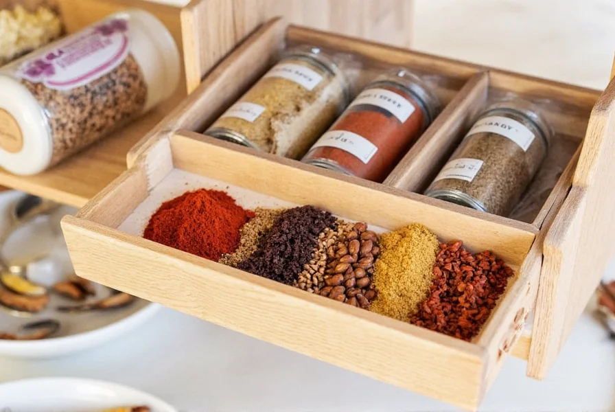 Spice Rack Before and After