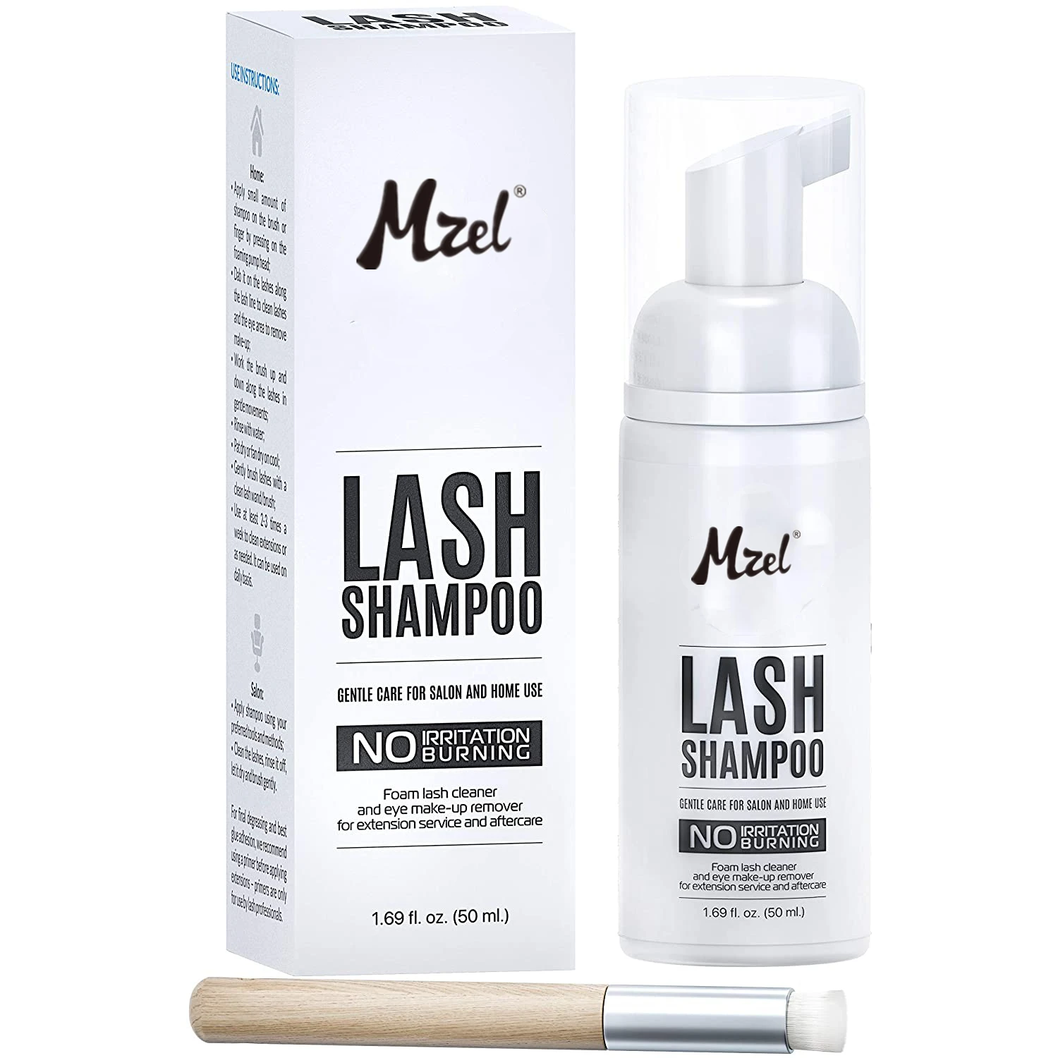 

OEM Private Label Eyelash Extension Cleanser Eyelid Foaming Cleanser Lash Foam Shampoo