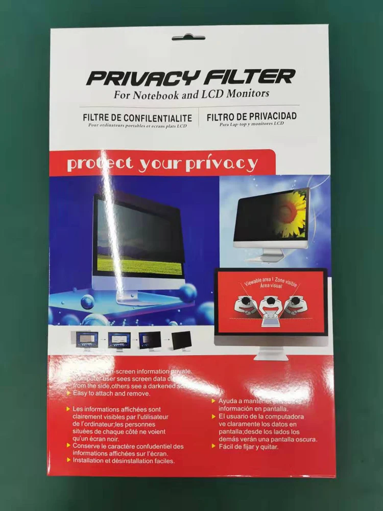 14'' Matte Laptop Privacy Filter With Installation Tool,Removable Film