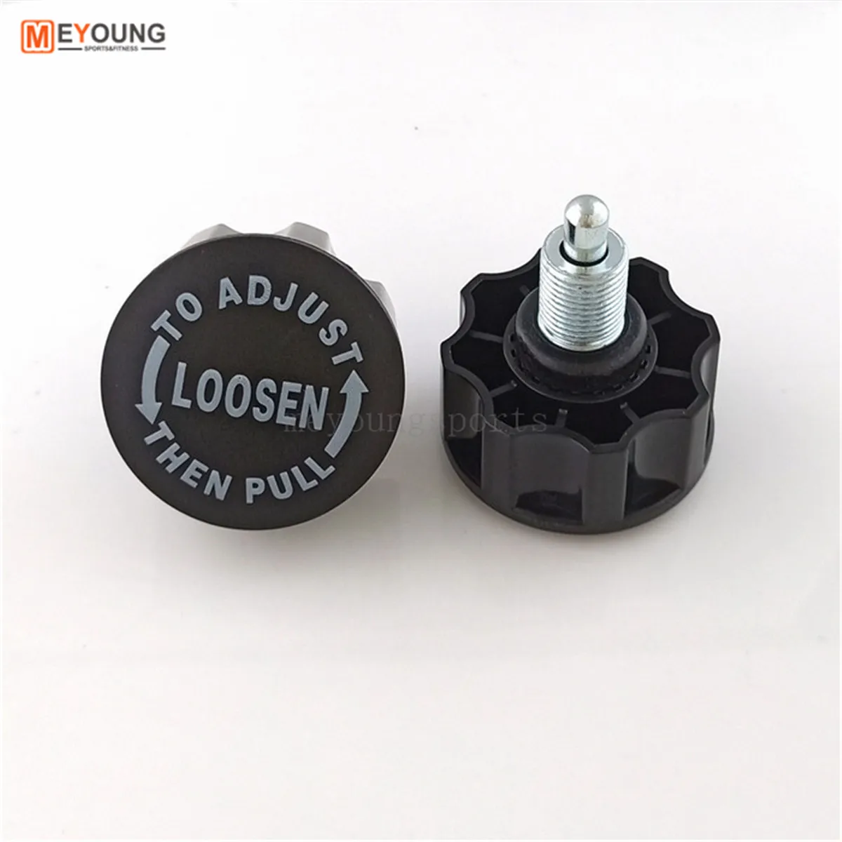 

Exercise Spin Bike upright Recumbent release pull pop pin knob Stationary Bike Spring Loaded Adjustment Pins, Black