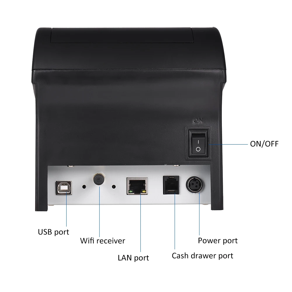 Wifi Usb Android Pos Printer Desktop Serial Thermal Receipt Printing