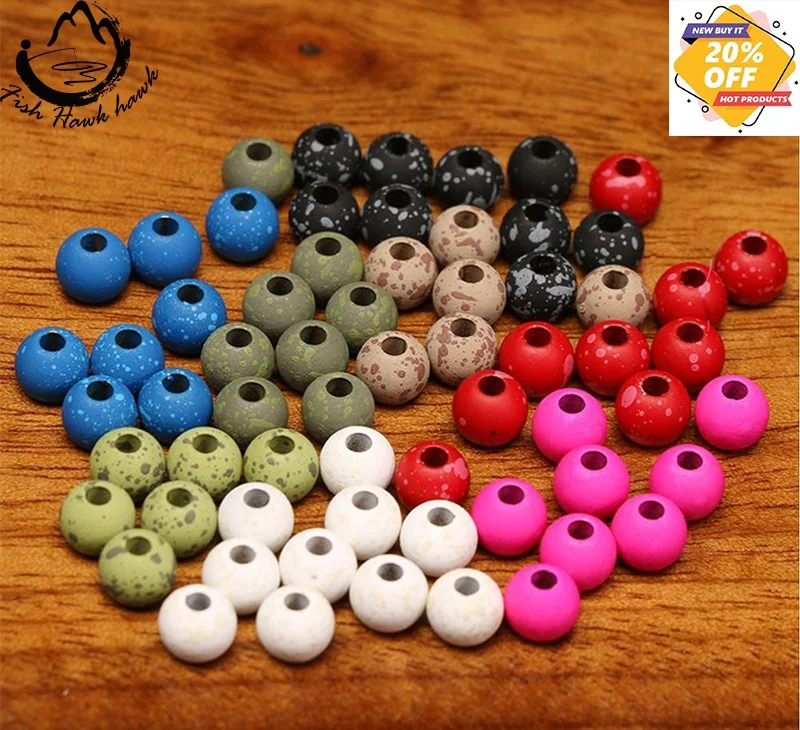 

NEW 2.4mm-5.5mm Matte Slotted Tungsten Beads Nymph Fly Tying Beads Multi Color Fly Tying Materials, Nickel, gold, copper, silver, white, orange, green, fluo red, etc.