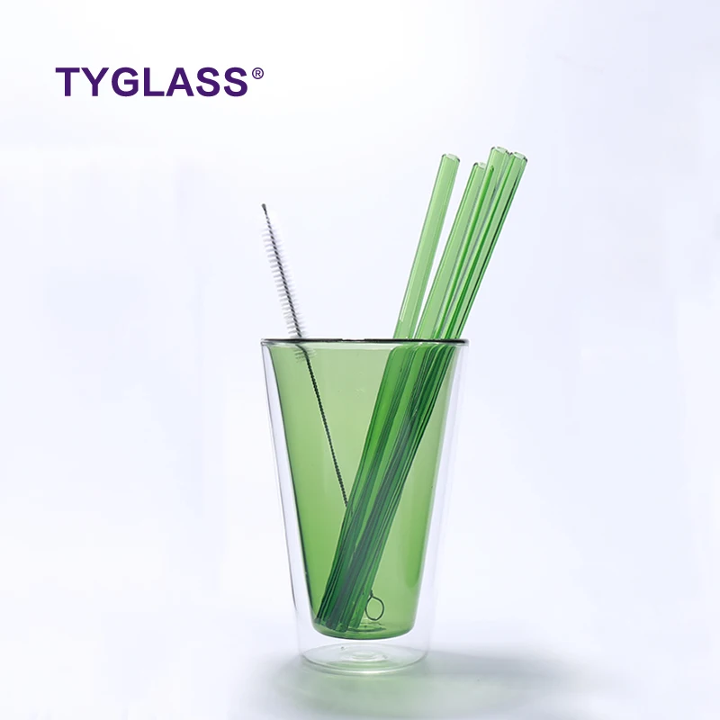 

glass straws Hot sale lead free healthy reusable borosilicate 3.3 clear straight glass drinking straws