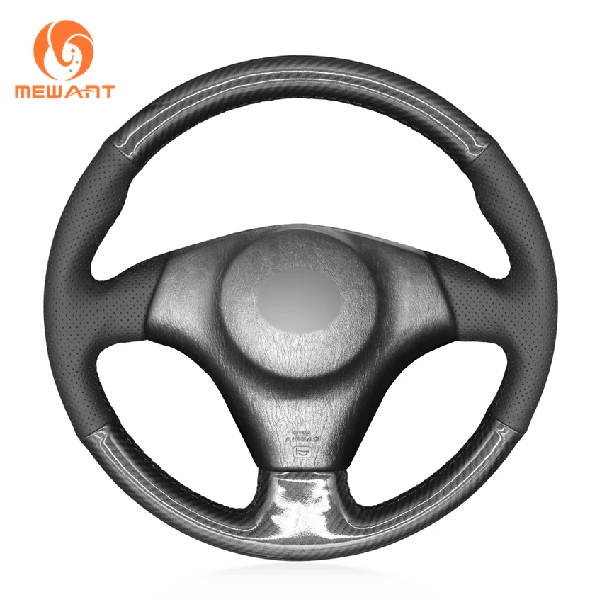 

Wrap Hand Sewing Carbon Leather Steering Wheel Cover for Toyota RAV4 Celica Corolla Matrix MR2 1998 1999 2000 2001