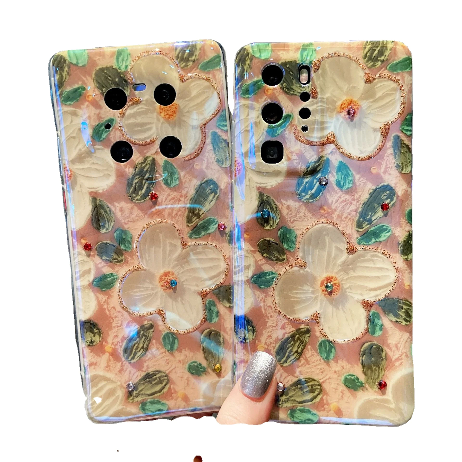 

silicone case Gorgeous camellia flowers for huawei p40 pro p30 pro, Flowers design