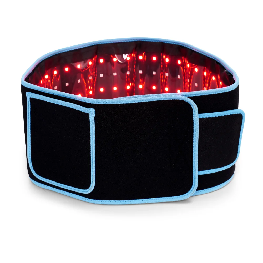 

Mychway new arrival 660nm 850nm led light red light therapy pain relief therapy wrap belt led physical therapy waist belt body