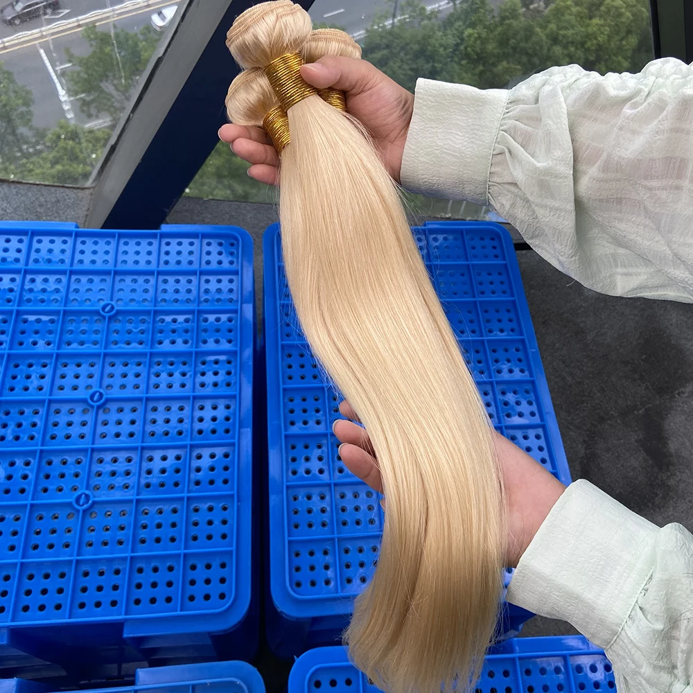 

30 inch Raw 613 Full Lace Wig Double Drawn Cuticle Aligned Virgin Brazilian Blonde Human Hair Bundles Hair Vendors