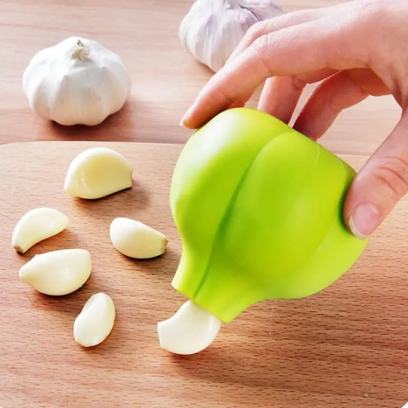 

New Arrival Wholesale Kitchen Tools Food Grade Flexible Round Silicone Garlic Peeler For Home Kitchen Accessories