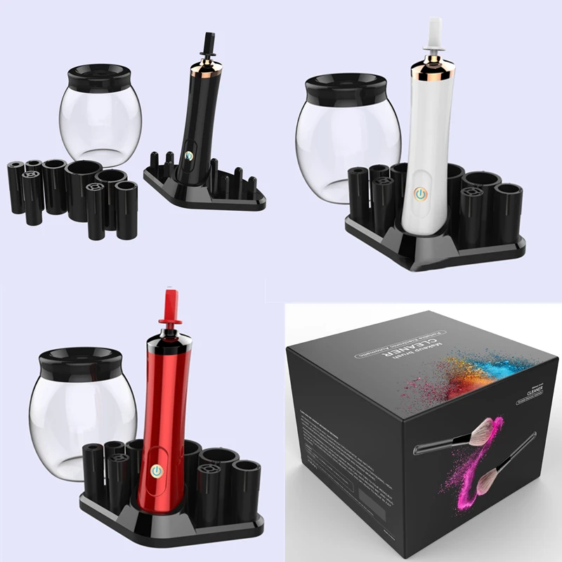 
2020 hottest selling cleaner and drying makeup tools make up brush cleaner Private Label electric makeup brush cleaner 