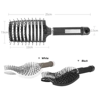 

Hot Selling Detangling Styling Curved Detangling Hair Brush for Long Thick Curly Hair