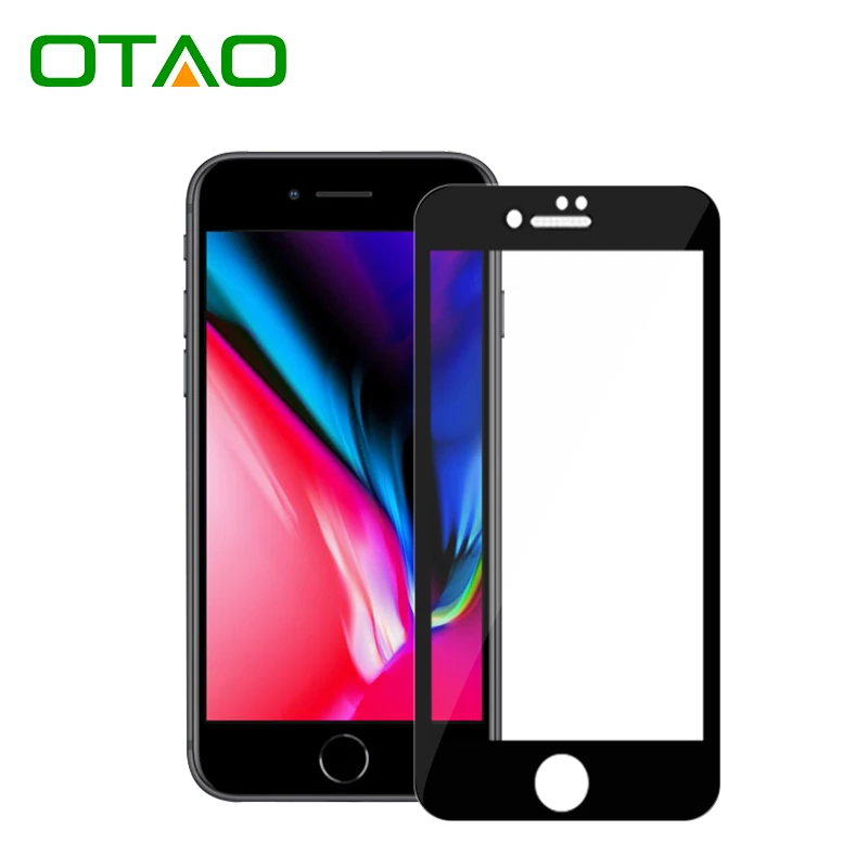 

OTAO Amazon 2.5D Tempered Glass For Apple Iphone 13 12 11 Pro Anti-Dust Mobile Phone Tempered Film Screen Protector Installation