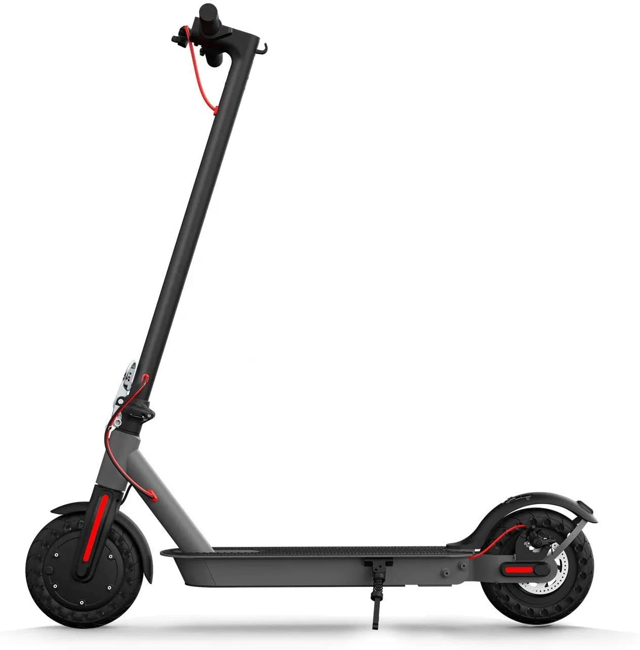 

DDP Free Duty 8.5" Solid Tires Electric Scooter 25 KM Long-Range 25 KM/H Portable Folding Commuting Scooter for Adults with APP, Black white