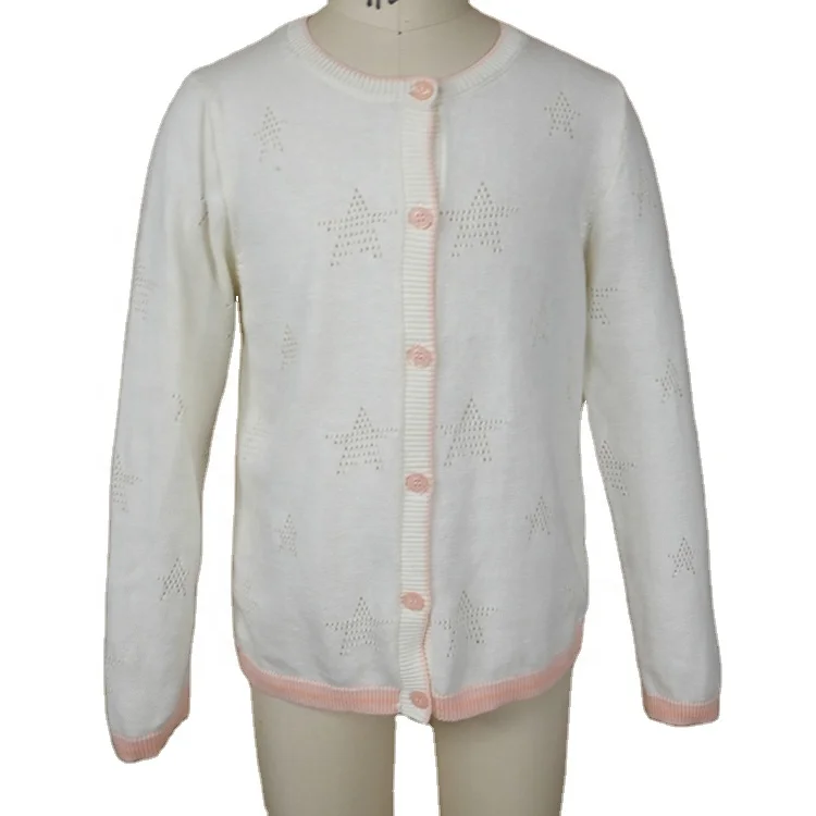 

2021 new fall fashion cotton toddler baby girl sweater cardigan