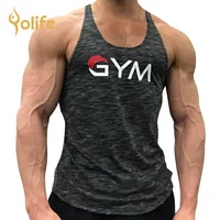 

Muscle GYM Running Vest Men Fitness Sleeveless Undershirt Bodybuilding Tank Tops Gym Training Top Sport