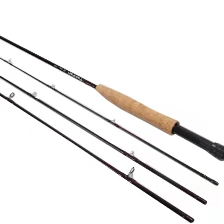 

Retractable carbon 4-section 2.4/2.7m outdoor fly fishing rod lure rod tackle with wheeled cloth rod bucket, Black