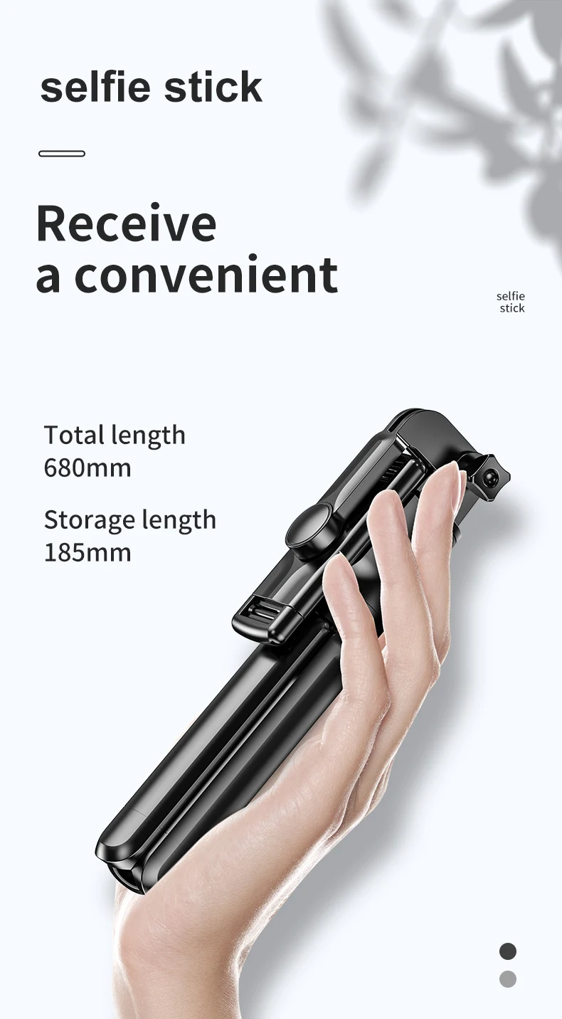 Amazon Hot Sellers 2020 360 Rotation Action Camera Selfie Stick Lipstick Selfie Stick Tripod