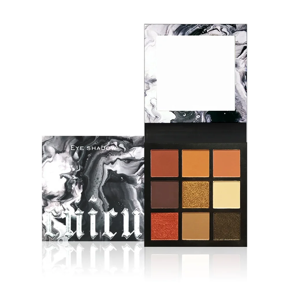 

Shimmer Private Label Long Lasting 9 Color Marble Eyeshadow Makeup Palette