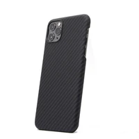 

New Back With Logo Gift Brushed Solid Carbon Cell Fiber phone case For Iphone 11 Pro Max