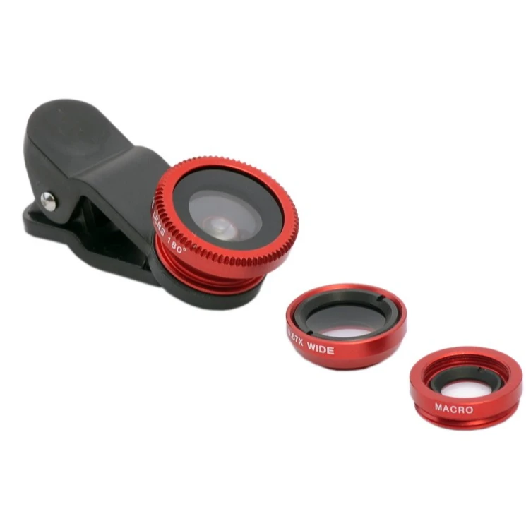 

Best selling 2022 camera smartphone fisheye lentes para celular universal for meizu m3s accessories for cell phones, Black / silver / red / gold / blue