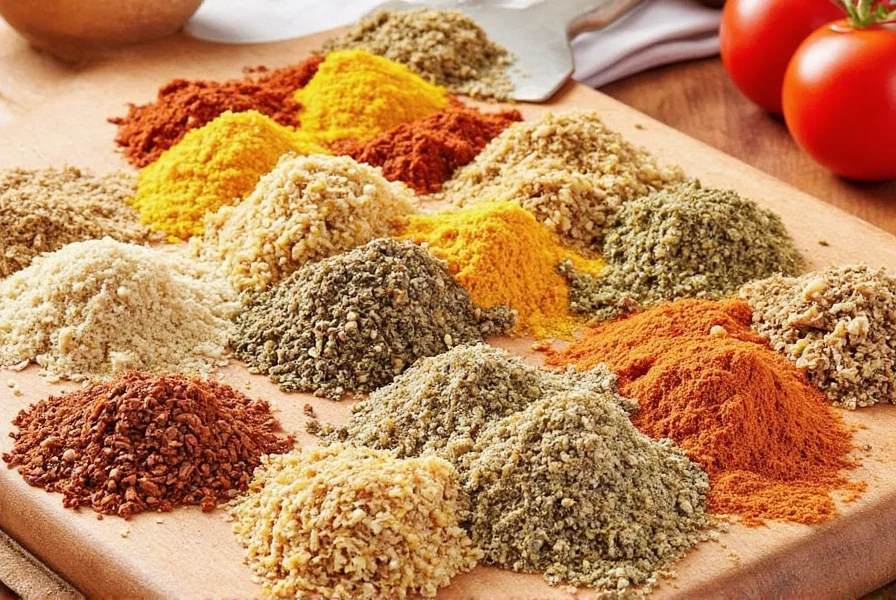 Italian Market Stall with Fresh Herbs and Spices