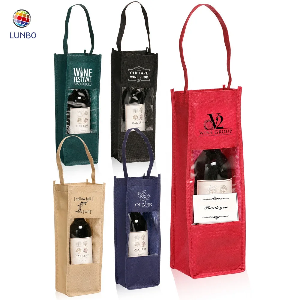 Non-Woven Wine Bottle Bag (1 Bottle)